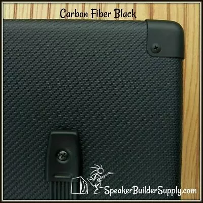 $8.99 • Buy Black Carbon Fiber Pattern Tolex ~18  WIDTH (per Yd)
