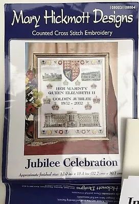 Mary Hickmott Designs New Cross Stitch Kit ‘Jubilee Celebration’ Not Started • £9.99