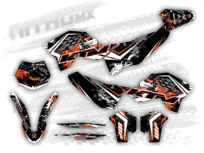 NitroMX Graphic Kit For KTM SX SXF 125 250 450 2007 2008 2009 2010 Motocross MX • $152.43