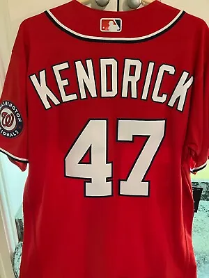 $150 • Buy Washington Nationals Official MLB  Howie Kendrick Jersey New Never Worn WS Hero