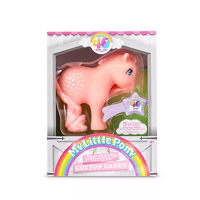 My Little Pony Classic Original Ponies 40th Anniversary Cotton Candy Pony Figure • £12.99