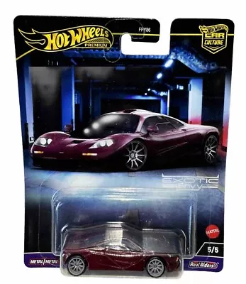 HOT WHEELS Premium  2024 CAR CULTURE EXOTIC ENVY McLAREN F1 #5/5 Five Hotwheels • $20.10