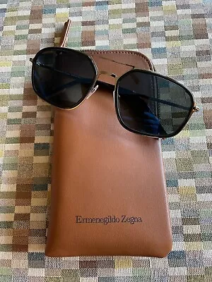 Ermenegildo Zegna Aviator Sunglasses With Zeiss Lenses • $150