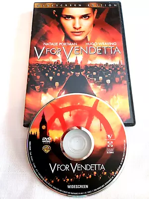 V For Vendetta (DVD 2006) Natalie Portman & Hugo Weaving - BUY 2 GET 1 FREE! • $3.57