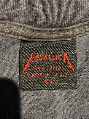 VTG METALLICA TSHIRT Master Of Puppets  Men's XL REF 3-27-86 Authentic Original  • $52