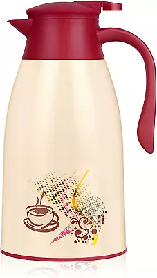 45 Oz Glass Lined Thermal Carafe Insulated Coffee Carafe Coffee Thermos Tea Pot • $46.99