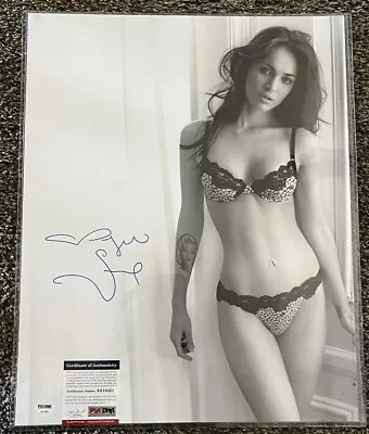 Sexy Megan Fox Autograph 16” X 20”  PSA / DNA Coa Celebrity Authentic 10/17/2016 • $179.95