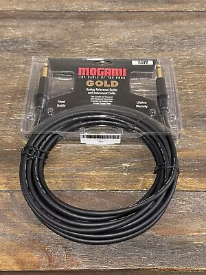 Mogami Gold INSTRUMENT-10 Guitar Instrument Cable 1/4 TS Male Plugs • $55