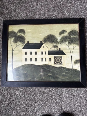 $25 • Buy Farm House On A Hill Warren Kimble Framed Print