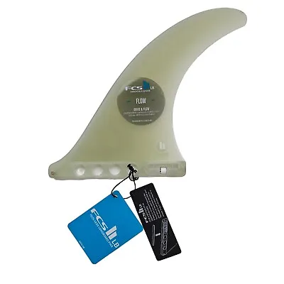 FCS II Flow PG Glass Longboard Surf Fin 9  Clear (1 Fin) • $65.05