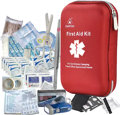 163 Pcs First Aid Kit Bag Waterproof Emergency Medical Equipment Survival Kits • $24.39