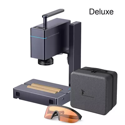 LaserPecker 3 Deluxe Metal Plastic Portable Laser Engraver With Roller + Case • £1719.22