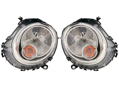 For 2007 - 2015 Mini Cooper Headlight With WHITE Indicator Driver Passenger PAIR • $402.55