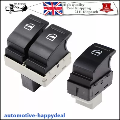 Electric Window Switch Front Left & Right Kit Replace For VW Transporter T5 T6 • £11.99