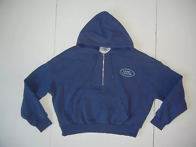 LAND ROVER X PAC SUN Blue Warm HOODIE SWEATSHIRT Dealership Driver Gear Women M • £21.71