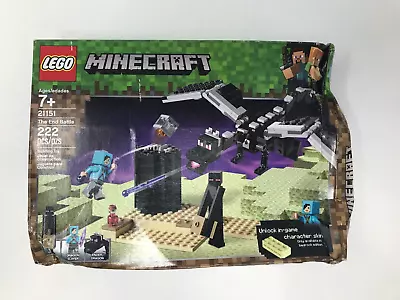 Lego Minecraft The End Battle 21151 New In Damaged Box • $39.95