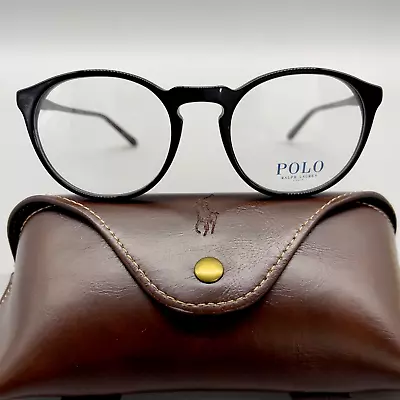Polo Ralph Lauren PH 2180 5001 Unisex Eyeglasses 52-20-145 Black 100% Authentic • $43.72