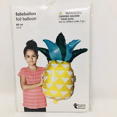 Pineapple Mylar Foil Balloon Party Decoration Large 31.5” Birthday Celebration • $3.75