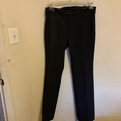 New Vertigo Paris Women’s Dressy Pants Charcoal Color Size 10/42 With Belt • $90