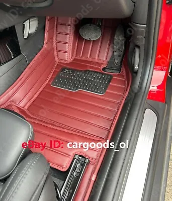 $329 • Buy Luxury 3D Nappa Leather Floor Mats Suitable For Ford Ranger Raptor 2018-Now