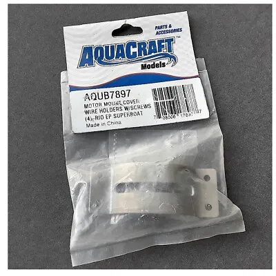 Vintage RC Boat Aquacraft AQUB7897 Motor Mount Cover Wire Holders Rio EP +Screws • $9.97