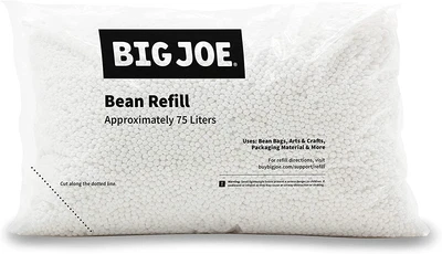 $33.99 • Buy Big Joe Bean Bag Filler Refill Beans Lounge Chair Seat Filling Bean Refill 75L