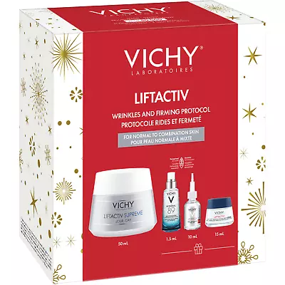 Vichy Liftactiv Supreme Day Cream Combination Skin Kit Moisturizing 4pcs NEW • $119.95