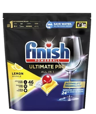 Finish Powerball Quantum Ultimate Pro Dishwashing Powerful Cleaning Tabs 32 Pack • $30