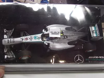 Minichamps /f1 2013 Usa Mercedes Amg-f1 W04 - Lewis Hamilton - 1/43 Scale Model • £49.99