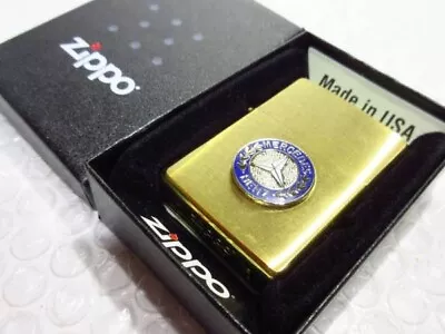 Zippo Mercedes-Benz Emblem Logo Gold Brass Oil Lighter Regular Case Japan • $83.49