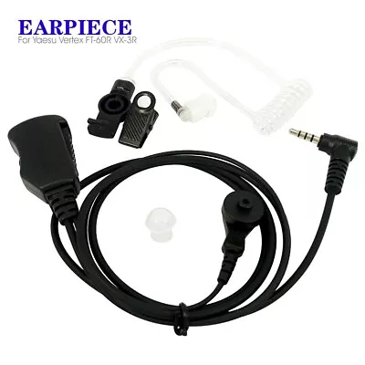 Earpiece Headset Mic For Yaesu Vertex Radio VX3R VX-5R VX-210 FT-50 FT-60 FT-60R • $14.99