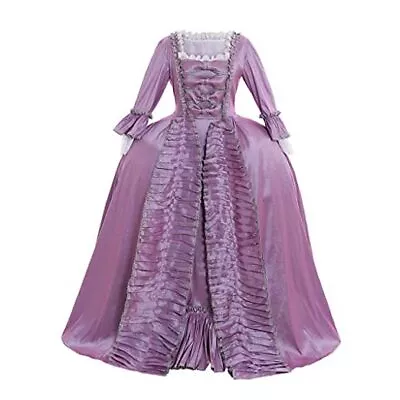 Women's Queen Marie Antoinette Rococo Ball Gown Gothic XX-Large Purple • $145
