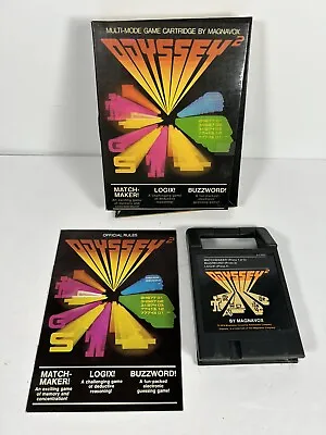 Match Maker Logix Buzzword Magnavox Odyssey 2 Game Complete In Box Manual CIB • $12