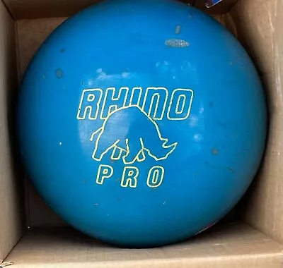 Vintage Original Brunswick RHINO PRO Bowling Ball Blue Pre-owned Make An Offer • $59.99