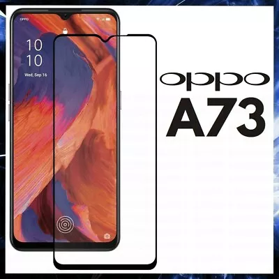 For OPPO A73 CURVED SCREEN PROTECTOR 9D FULL COVER GORILLA TEMPERED GLASS A 73 • $8.69