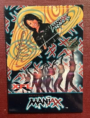 Memphis Maniax 2001 XFL Tabletop Punchout Card • $0.99