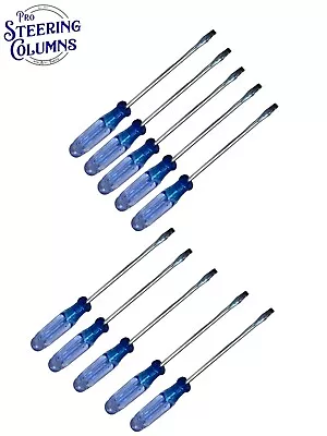 Mini Flathead Screwdriver Magnetic 10 Pieces Small New • $11.89