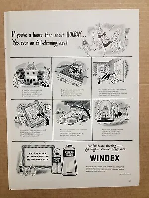 SEXIST VINTAGE 1946 Print Ad Advertisement   Windex Glass Cleaner • $9.99