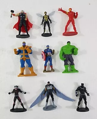 MARVEL AVENGERS FIGURES Small Toys THE HULK Cake Toppers THOR Captain America • £9.99