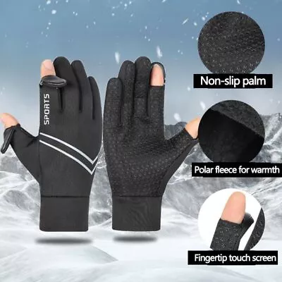 Winter Gloves For Men Women Waterproof Gloves Touchscreen Gloves Thermal Gloves • £6.68