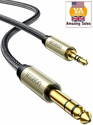 £17.99 • Buy UGREEN 6.35 To 3.5, 6.35mm 1/4 Inch To 3.5mm 1/8 Inch Audio Stereo Cable HiFi To