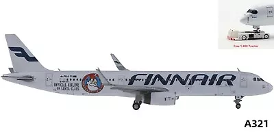 1:400 JC Wings LH4039 Finnair Airbus A321 OH-LZL XMAS Aircraft Model+FreeTractor • $44.99