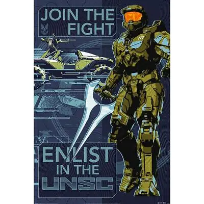 £8.50 • Buy Halo Poster Join The Fight 90