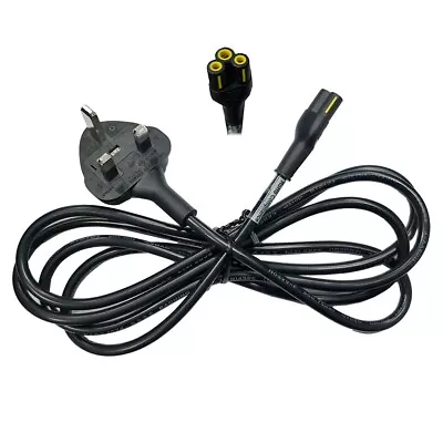 Genuine Laptop Charger Universal Power Cable Lead CORD 2M 3 Pin-UK Plug UKED • £5.89