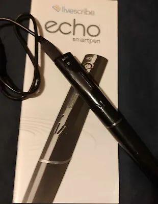 LiveScribe ECHO Smart Pen 2GB Write Read Record Notebook No Box Tested  • $48.88