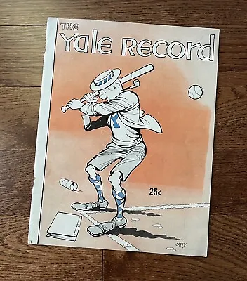 Vintage 1956 Yale Record University Magazine / Baseball Cover 5/56 • $17