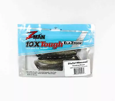 Zman Soft Lure Diezel MinnowZ 4 Inch 5/Pack Breaking Bream (5230) • $20.90