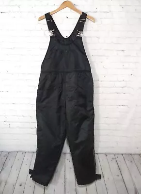 Vintage Oshkosh Sportswear Insulated Bibs Men's Medium Black Made In USA  • $72