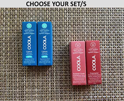 (2 Pk.) COOLA SPF 30 LIPLUX ORGANIC LIP BALM (CLASSIC OR MINERAL): CHOOSE • $24