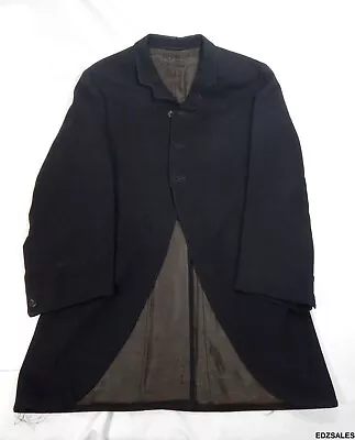 Vintage Mens Black Edwardian Early Victorian Steampunk Style Suit Coat • $100